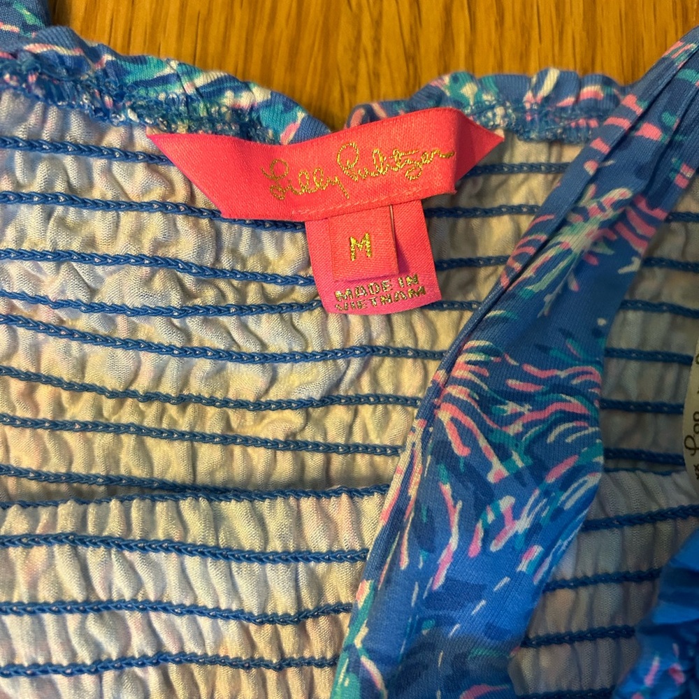 EUC size medium Lilly Pulitzer Riviera mini dress